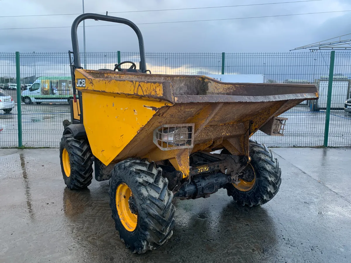 JCB 3T STRAIGH TIP DUMPER FOR AUCTION - NAAS - Image 4