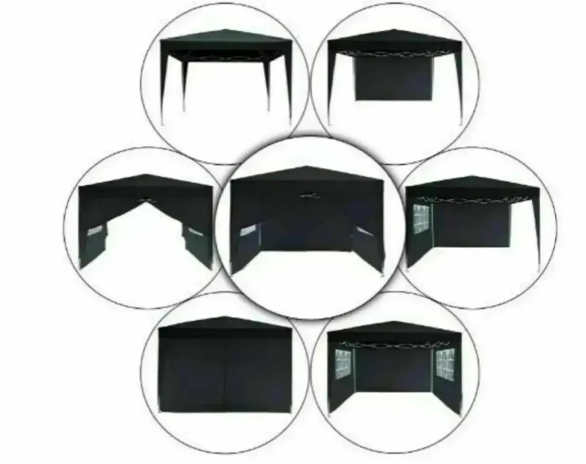 3x3m Waterproof Pop Up Gazebo Marquee Tent - Image 3