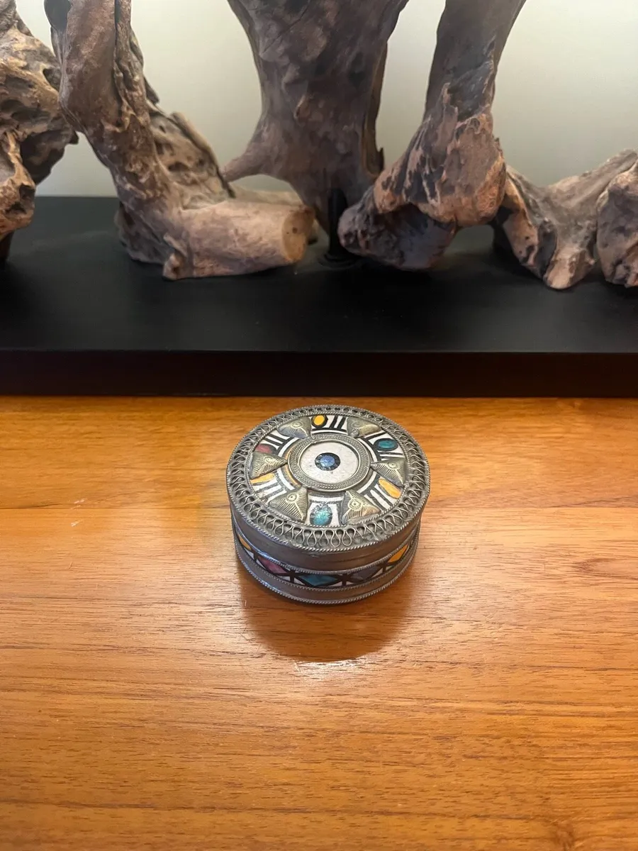 Vintage Moroccan Handmade Pill box - Image 1