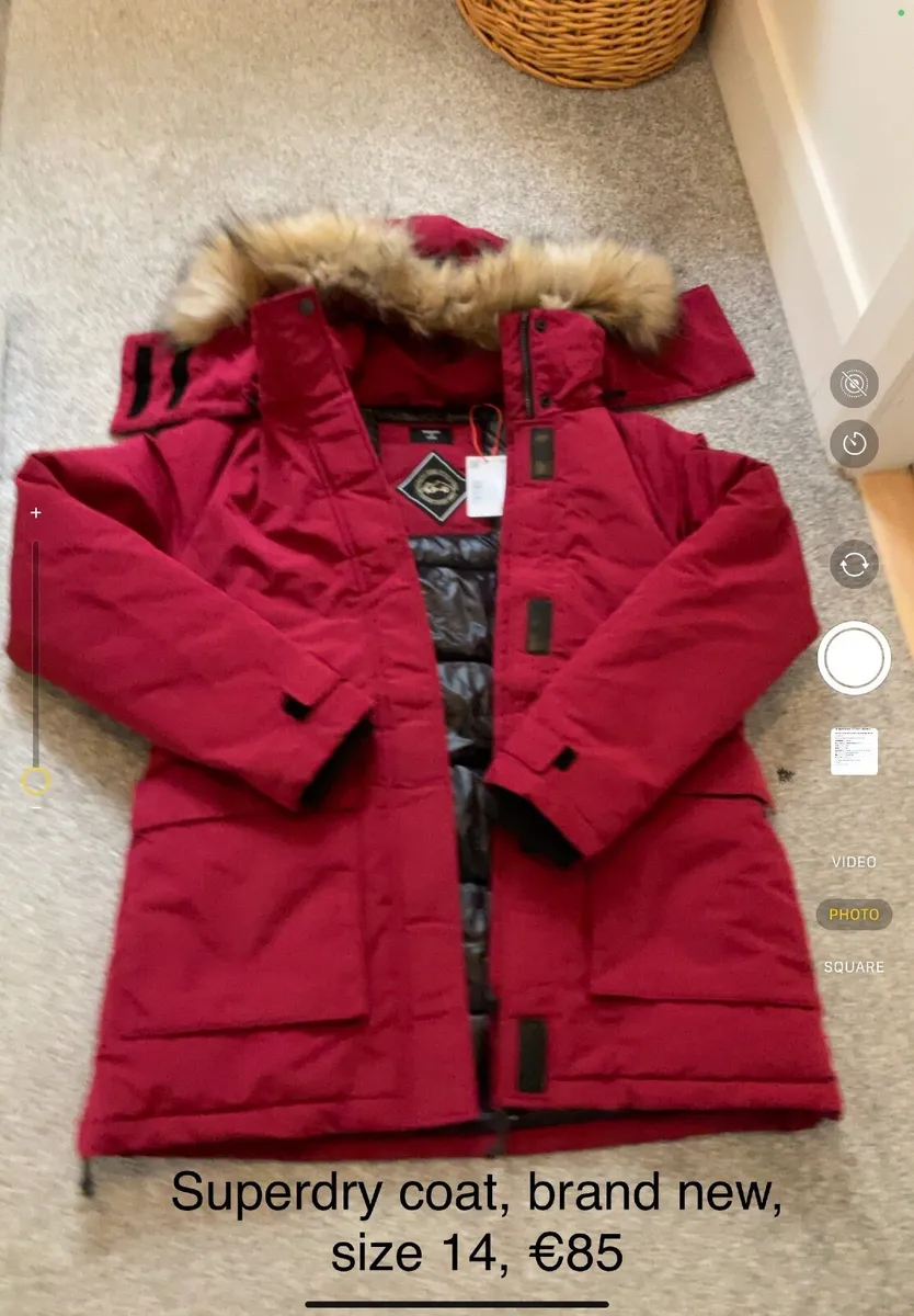 Superdry coat, brand new, size 14 - Image 1