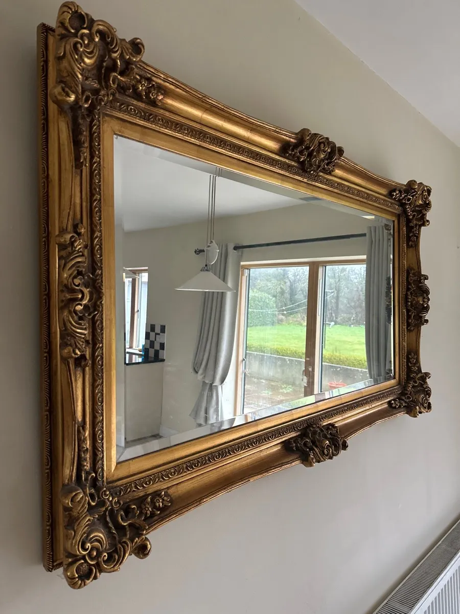 Gold gilded mirror - Image 3