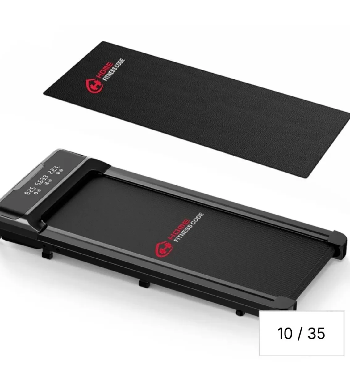 Home Walking pad + Mat - like new - Image 1