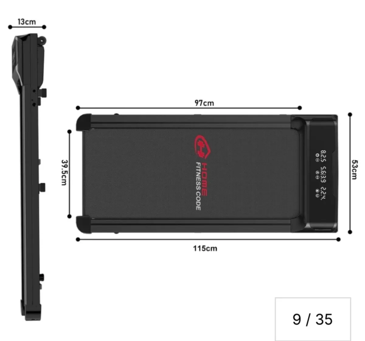 Home Walking pad + Mat - like new - Image 3