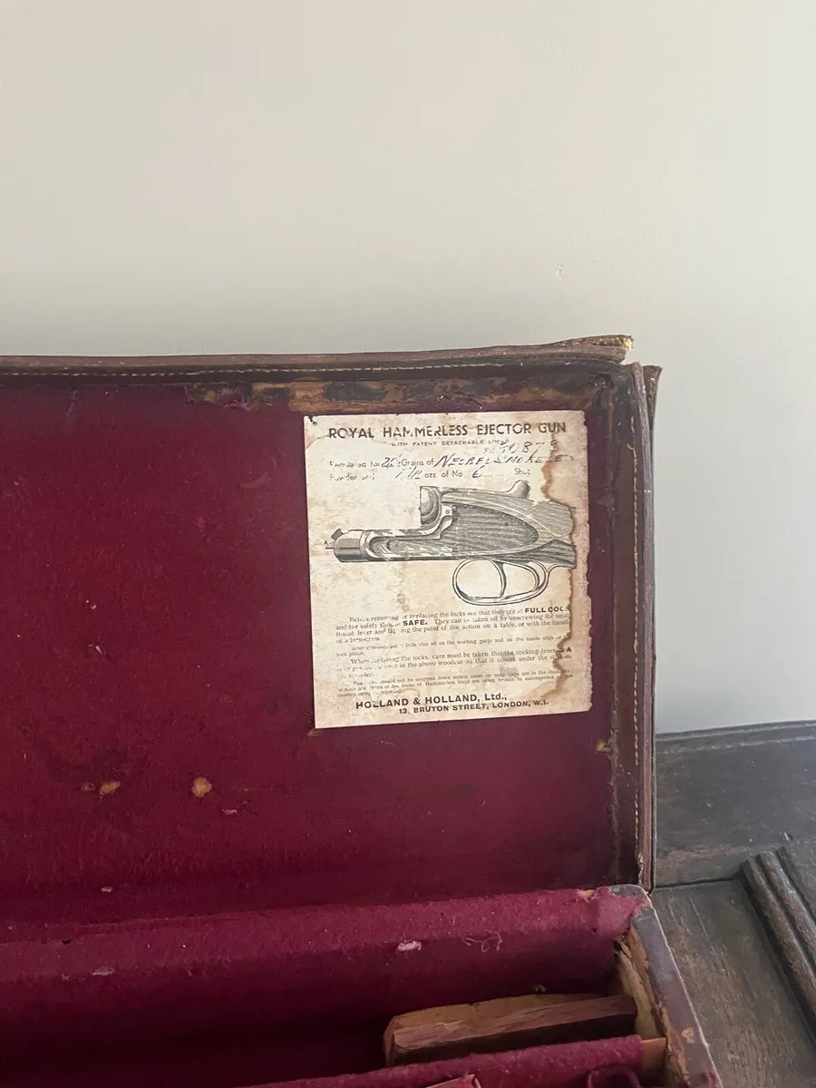 Antique Holland & Holland Guncase - Image 4