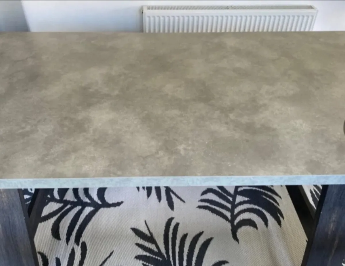 Kitchen/Dining table with 2 benches - Image 3