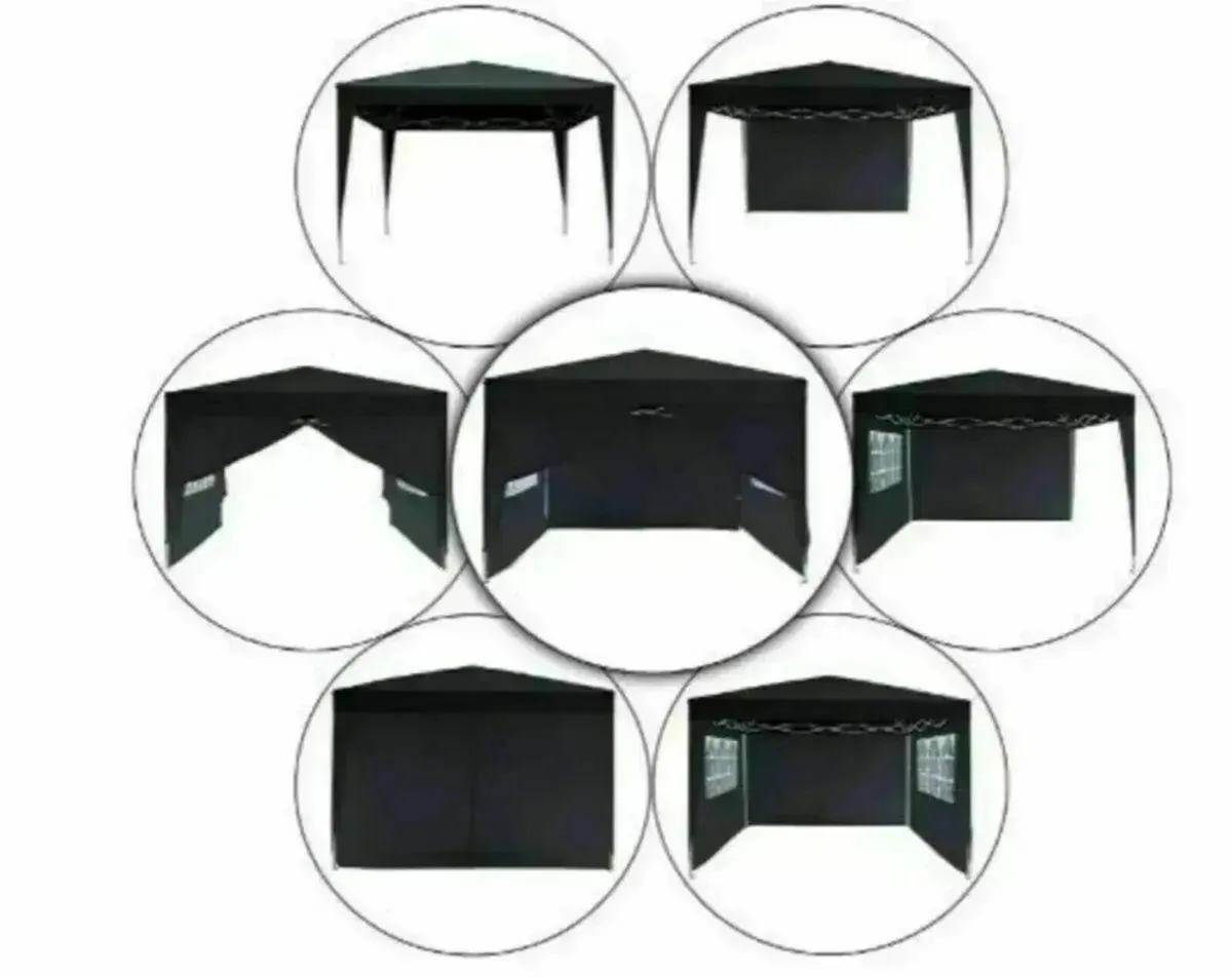 3x3m Pop-Up Gazebo Tent Waterproof Marquee - Image 3