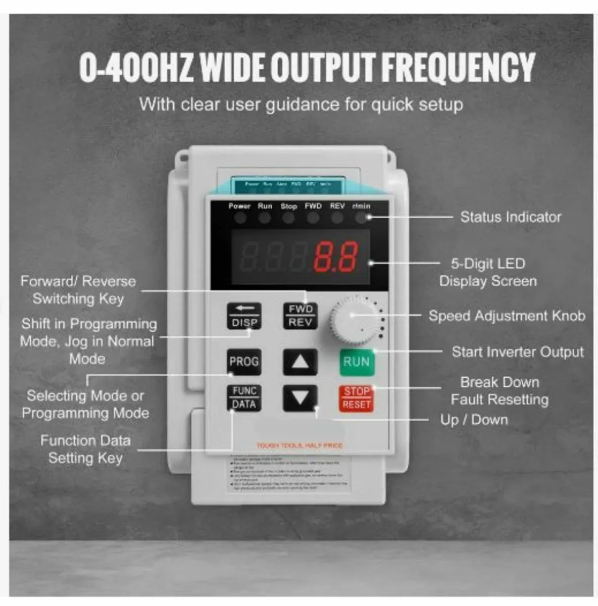 VFD 2.2KW 10A 3HP Variable Frequency Drive - Image 3