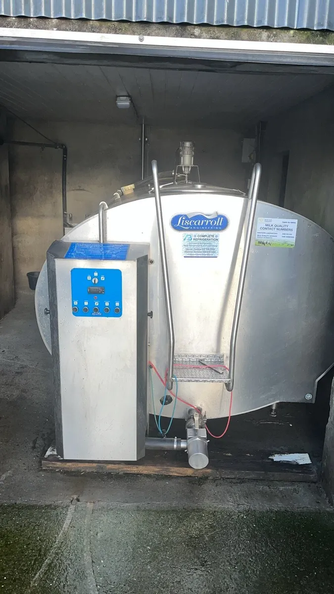 4500L Liscarroll Static Milk Tank - Image 1