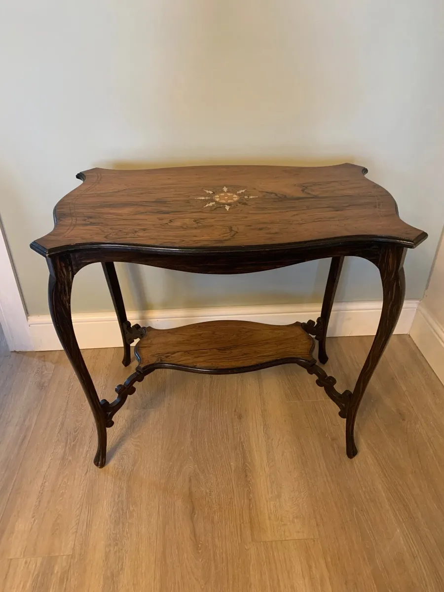 Antique Rosewood Table - Image 1