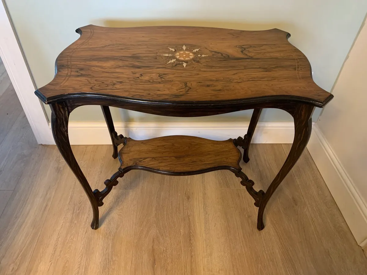 Antique Rosewood Table - Image 2