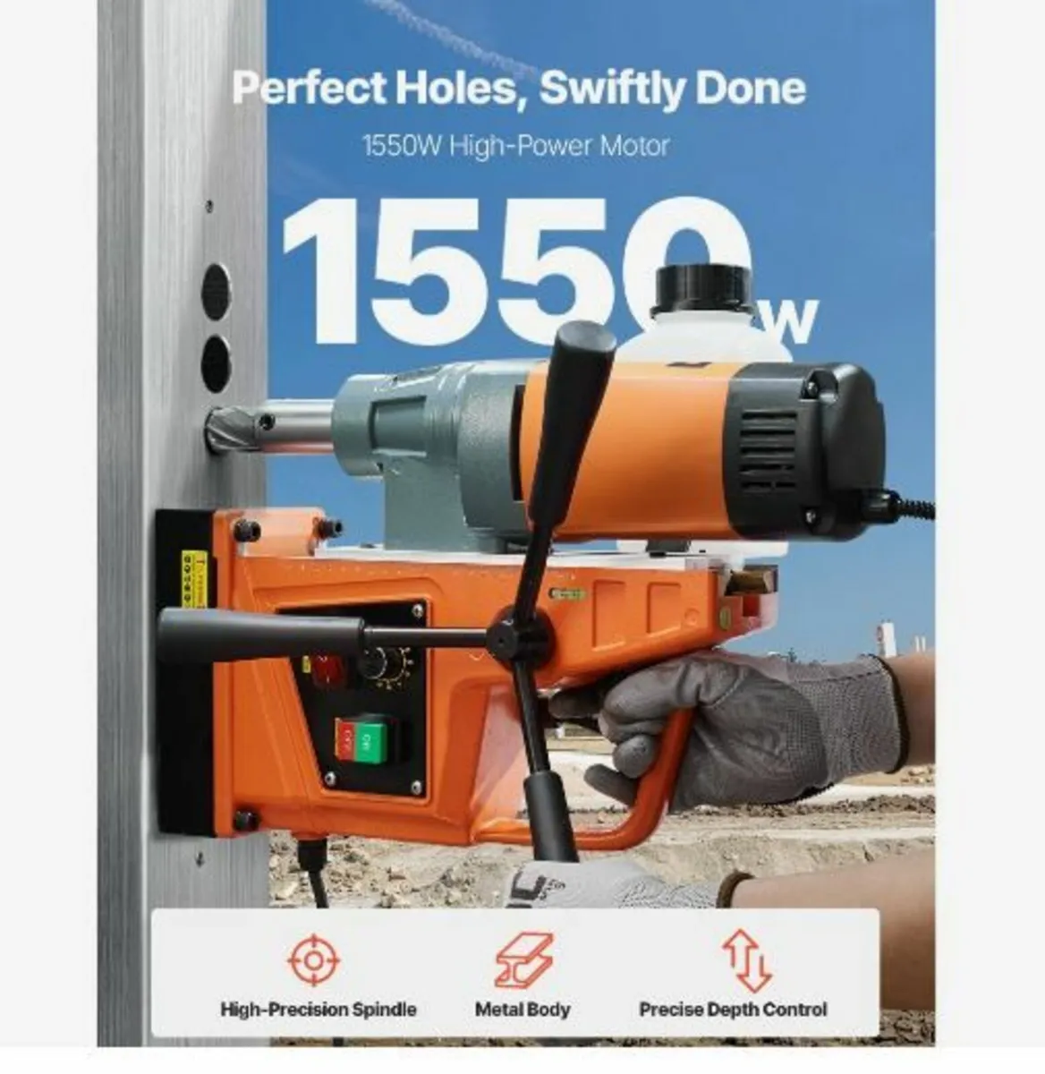 Magnetic Drill, 1550W - Image 3