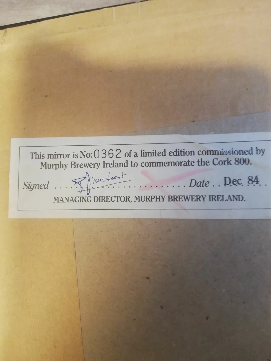 Vintage  Pub Mirror - Image 4