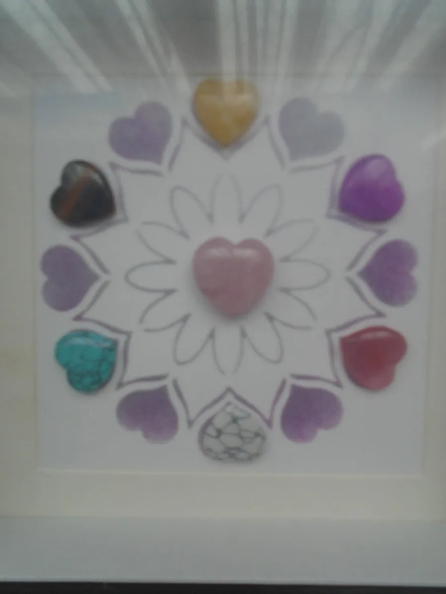 Gemstone box frame, Home decor, Gift - Image 2