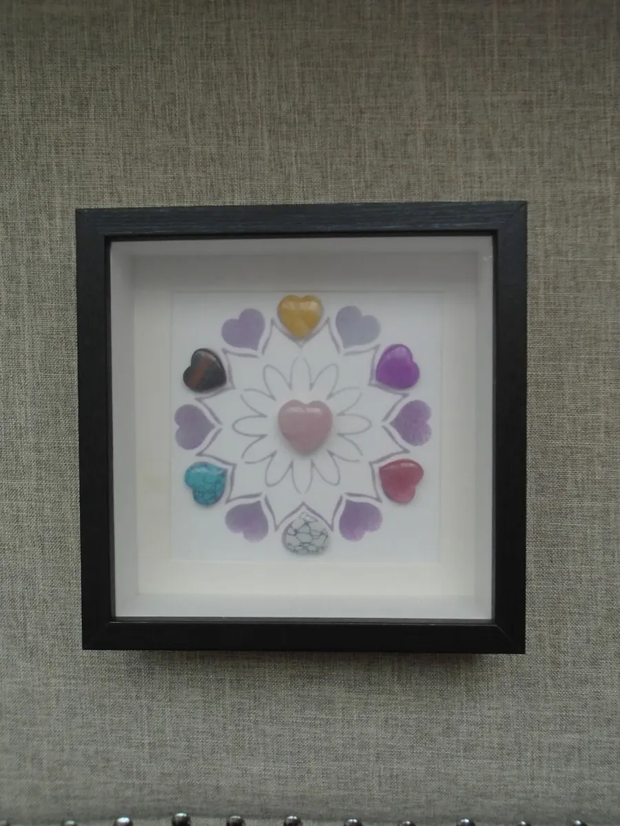 Gemstone box frame, Home decor, Gift - Image 3