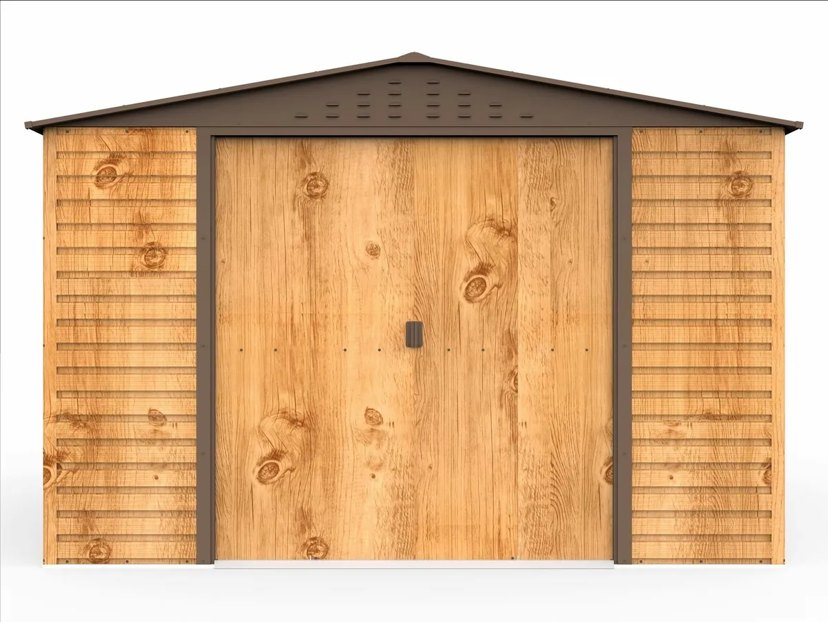 Alpine 10×10 Steel Garden Shed – FREE Floor Frame - Image 4