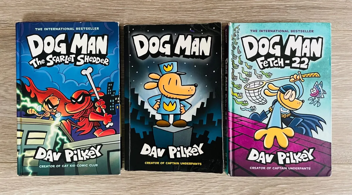 3 Dogman Books - 2 hardback - Image 1