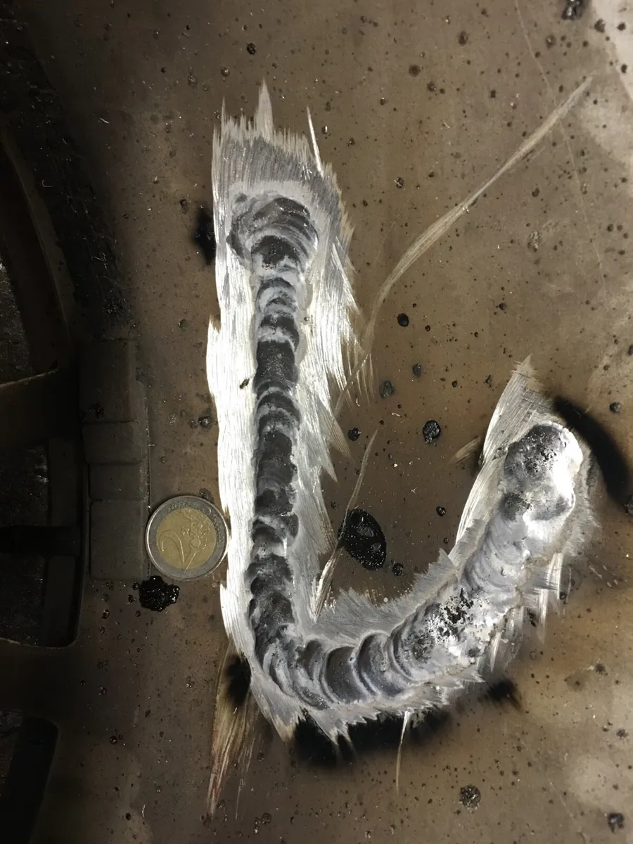 Alloy welding, buckle repair. - Image 2