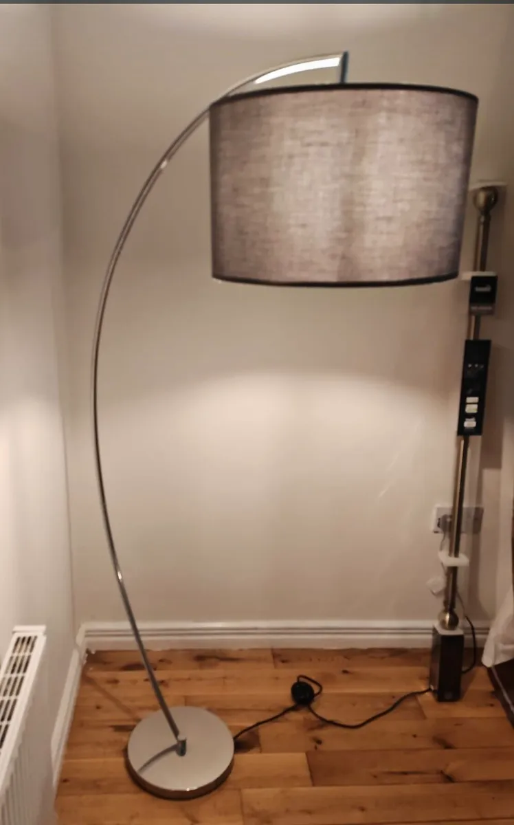 Silver floor Lamp