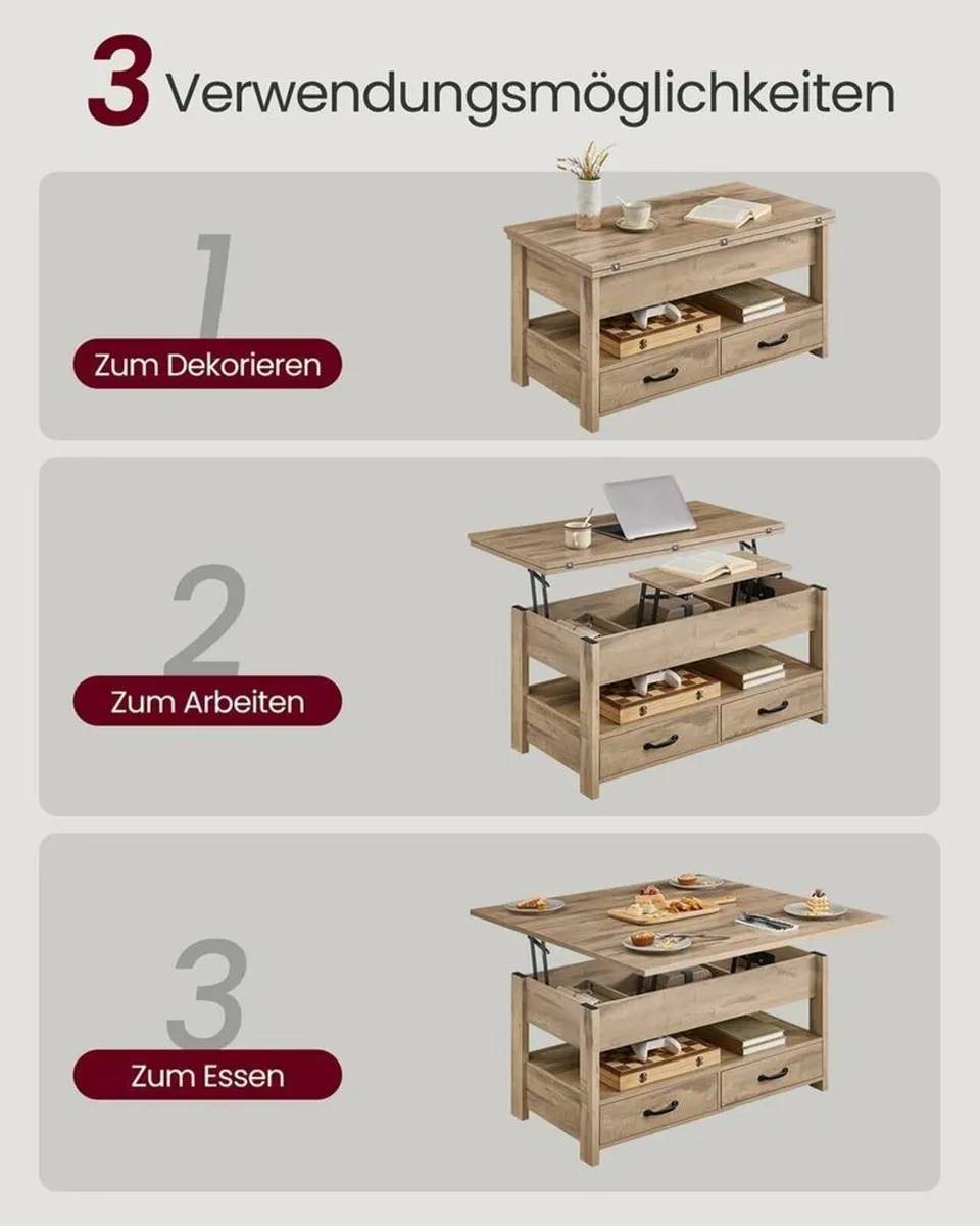 Coffee Table Lift Top - Image 2