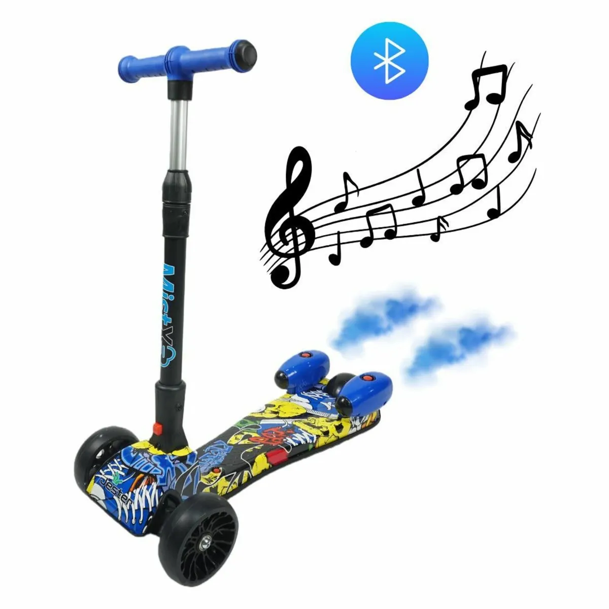 MistX 3 Wheel Foldable Kids Push Vapour Scooter - Image 1