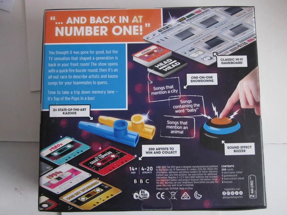 Top of the Pops Party  Game New - Image 4