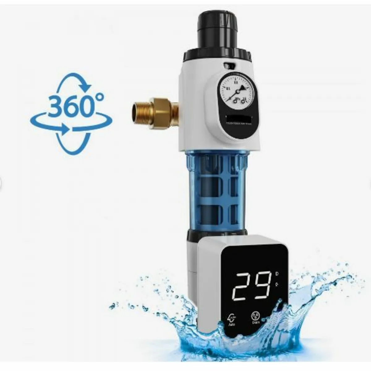 Spin Down Filter, 40 Micron Whole House - Image 1