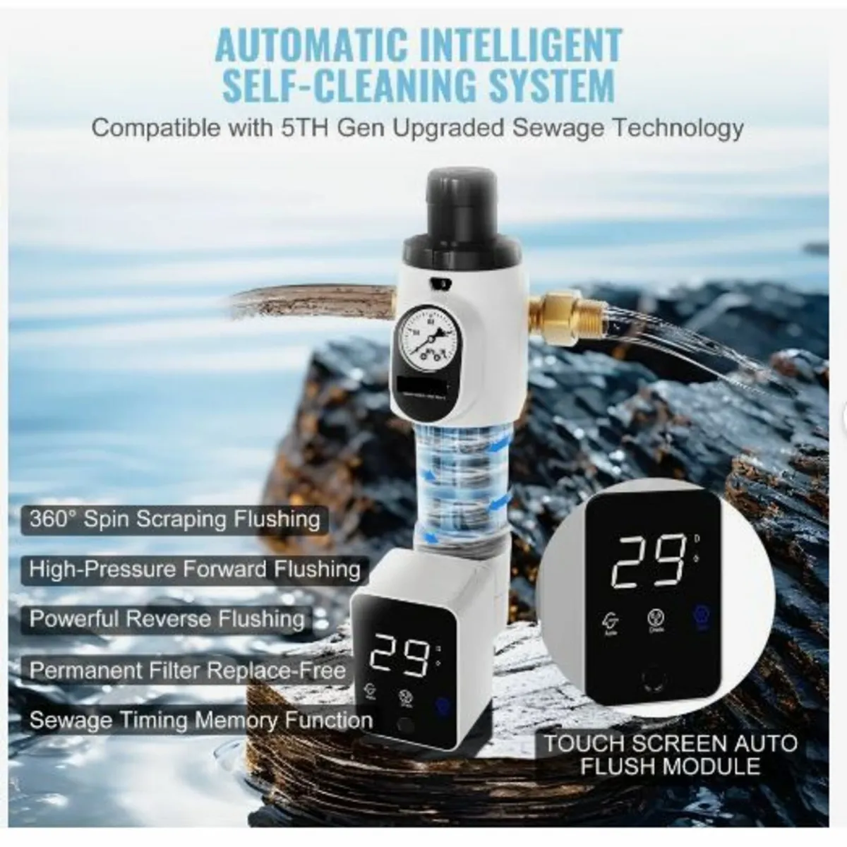 Spin Down Filter, 40 Micron Whole House - Image 2