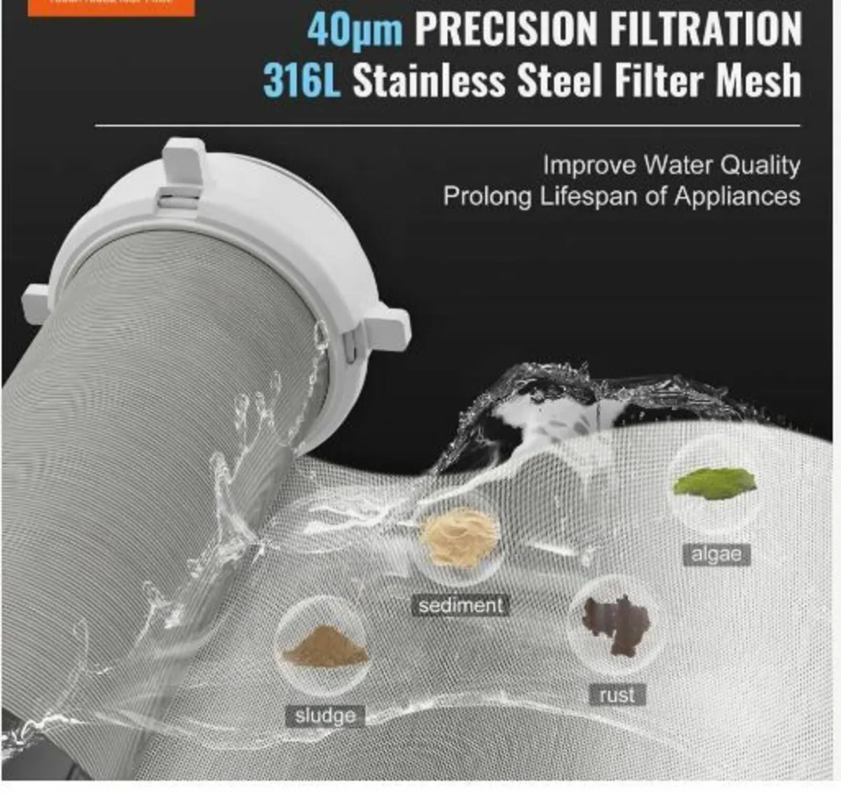 Spin Down Filter, 40 Micron Whole House - Image 3