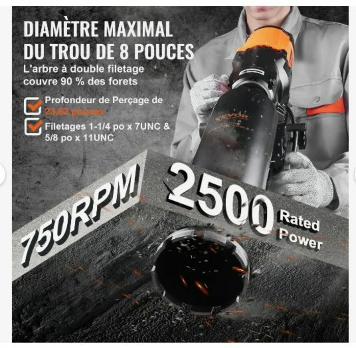 Wet&Dry Diamond Core Drill Machine - Image 3