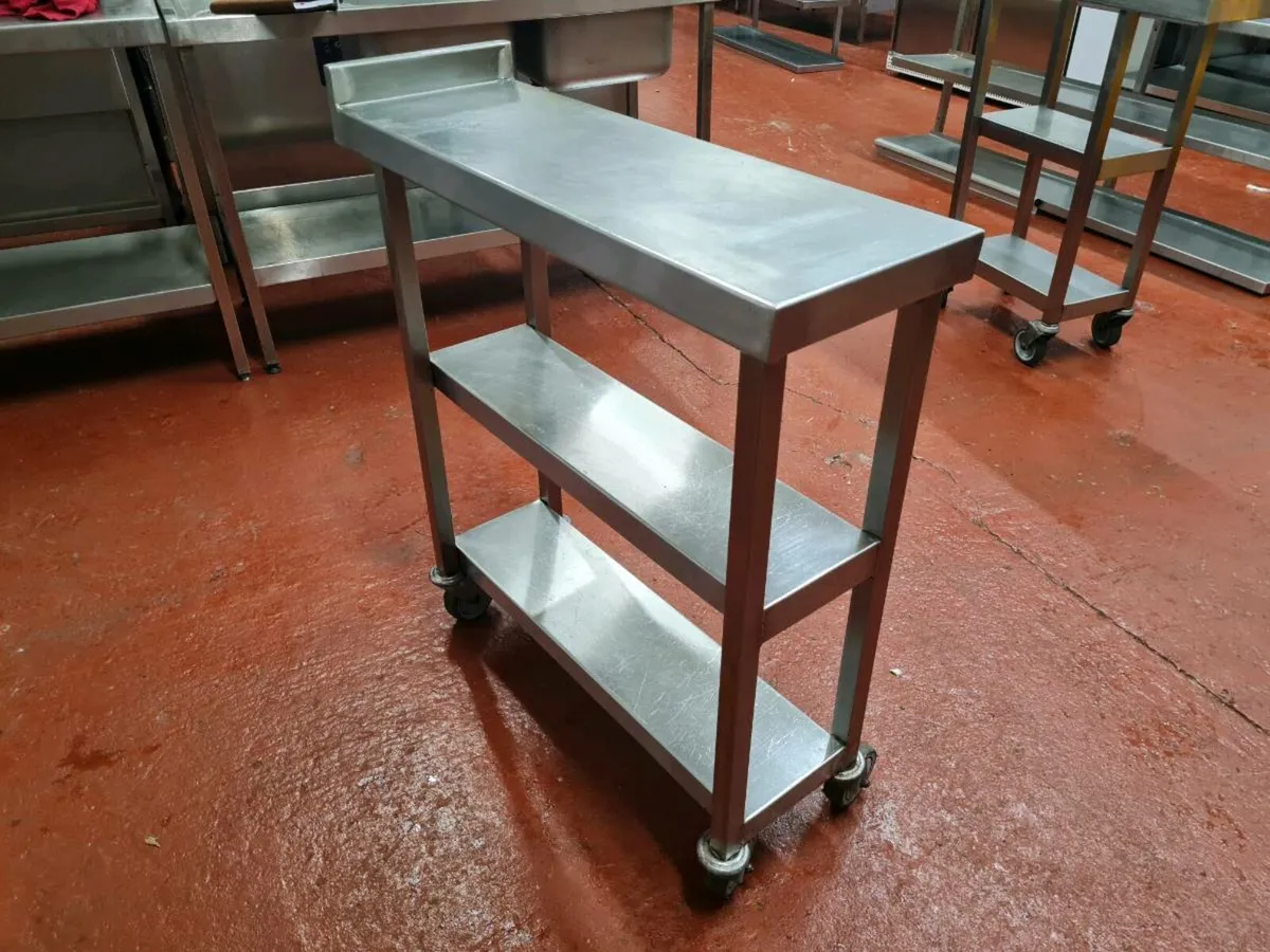 Stainless Steel Tables and shelves - Image 2
