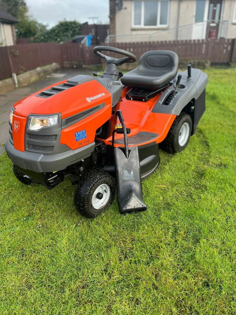 Husquvarna petrol ride on lawnmower - Image 1