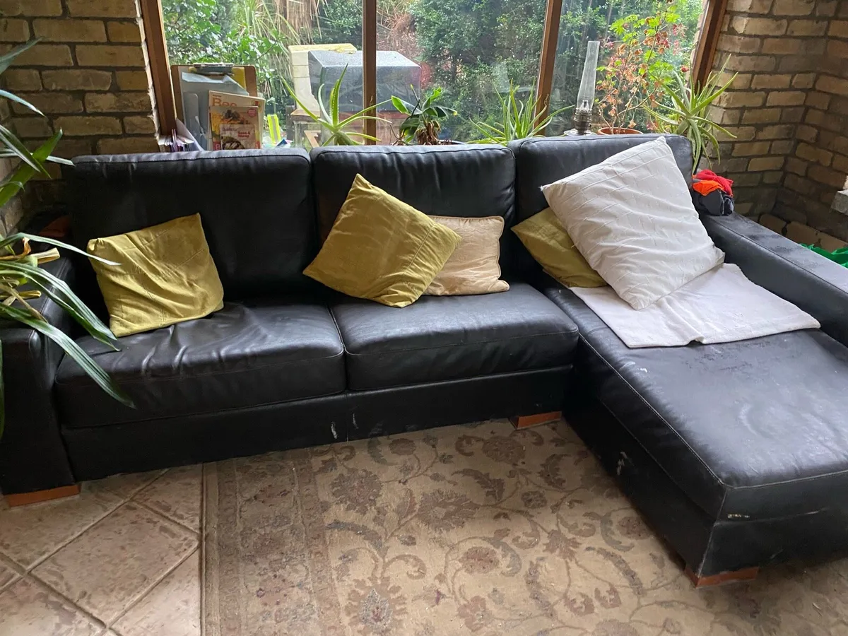 L shaped couch sofa x 2 maynooth (large) - Image 1