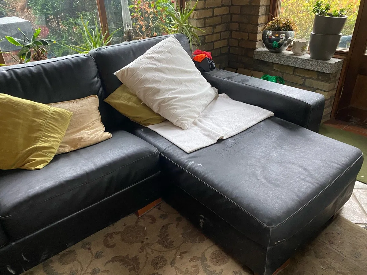 L shaped couch sofa x 2 maynooth (large) - Image 2