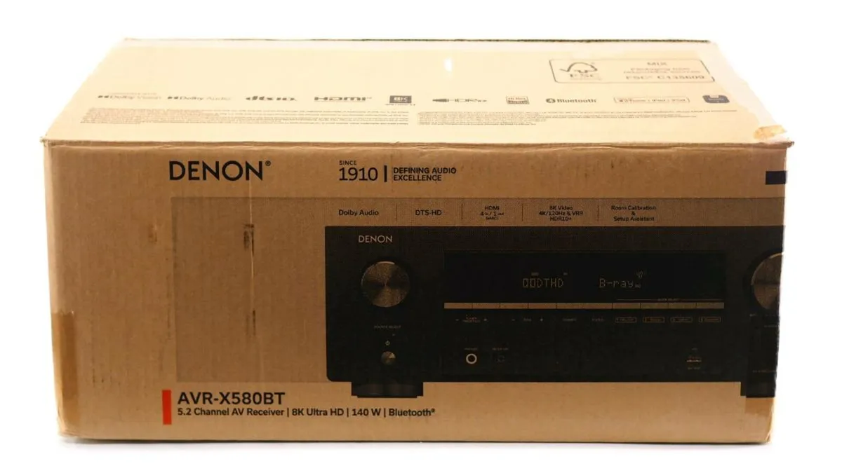 Denon AVR-X580BT - 5.2/130Wx5 Channel 8K🎬⚡ New⚡ - Image 4