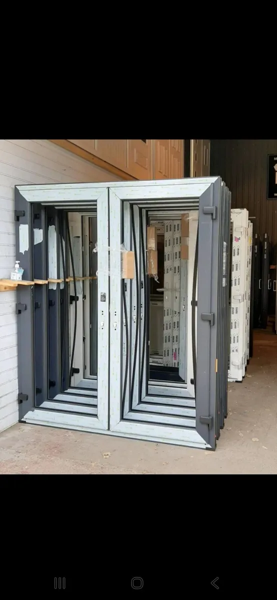Pvc FRENCH DOOR WAREHOUSE  W23F6C1  WPVCLTD - Image 1