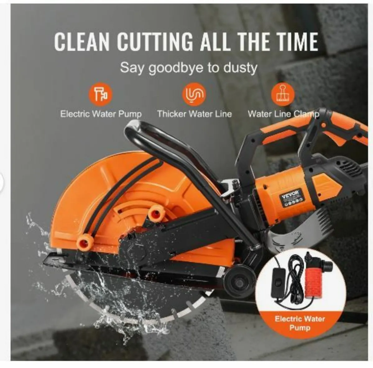 16"/40.6 cm Electric Concrete Saw - Image 2