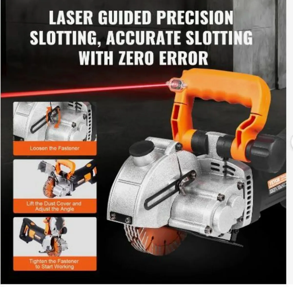 Electric Wall Chaser, Wall Groove Cutting Machine - Image 2