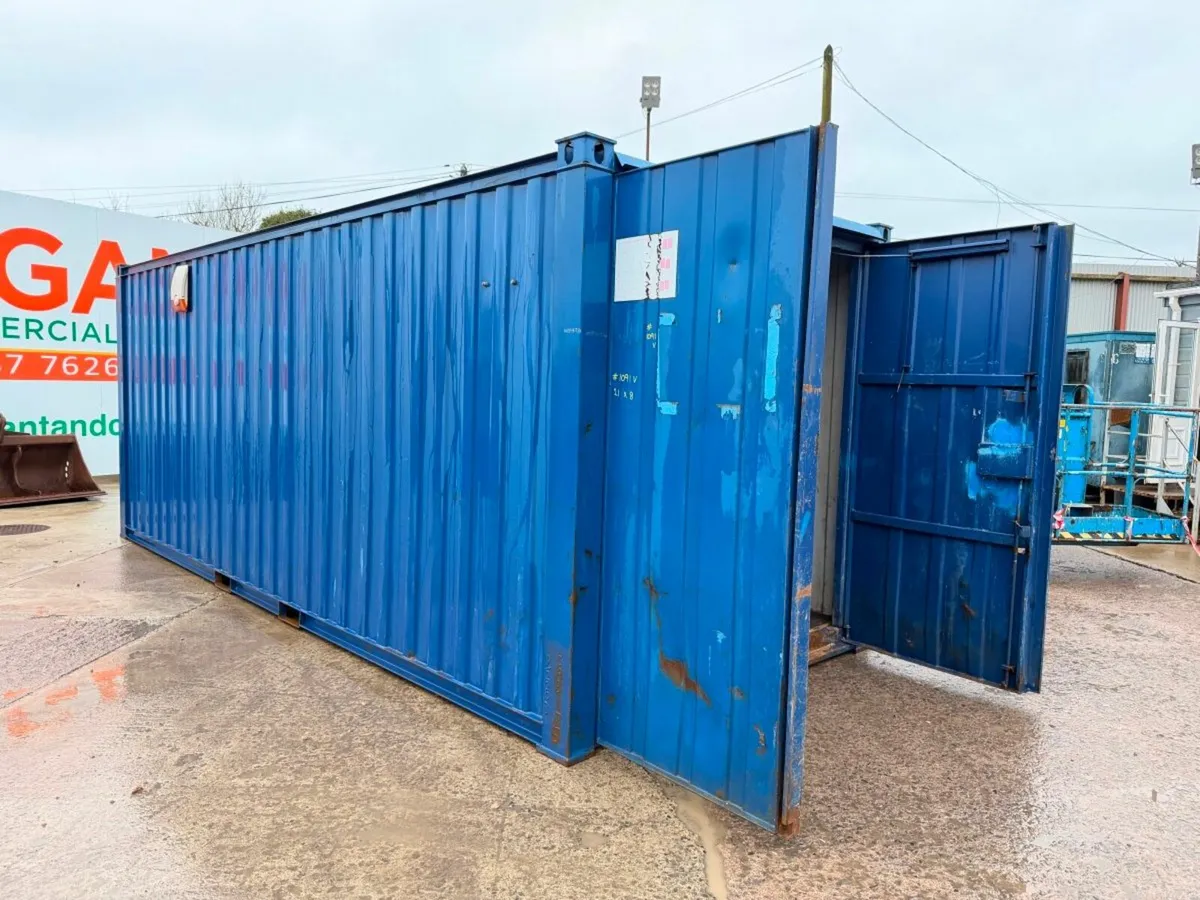 21 x 8 SITE STORAGE  CONTAINER ....1091V - Image 3