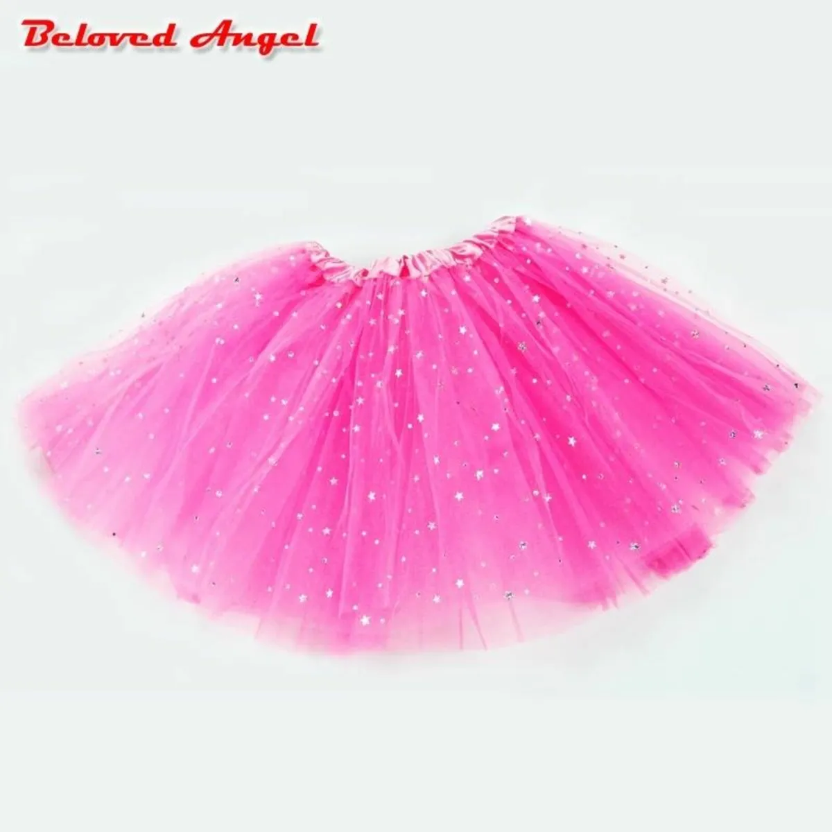 Children's yellow.red,white tulle skirt one size - Image 2