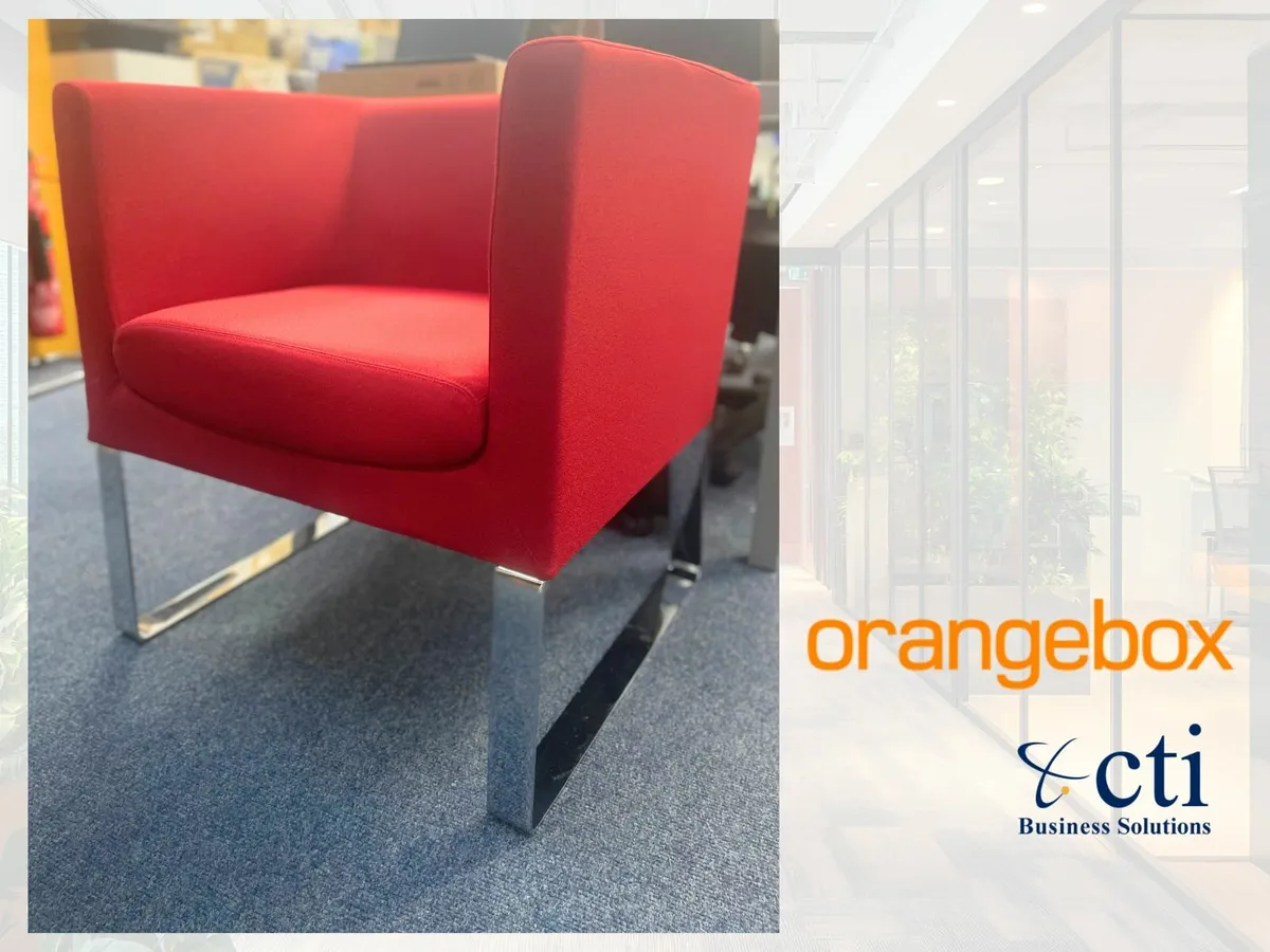 1 X Orangebox Single Lounge Chair - Grade A - Image 2
