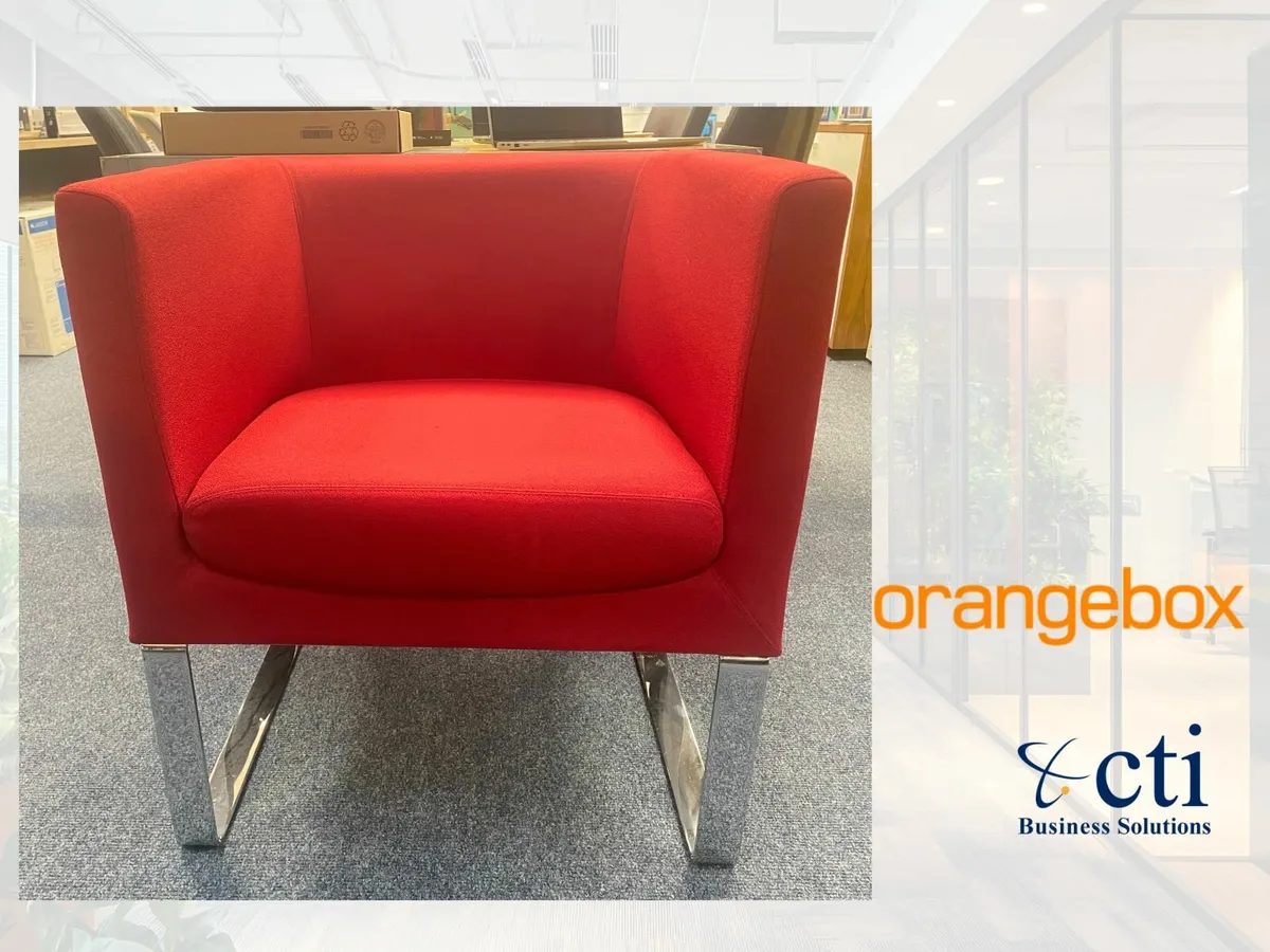 1 X Orangebox Single Lounge Chair - Grade A - Image 3