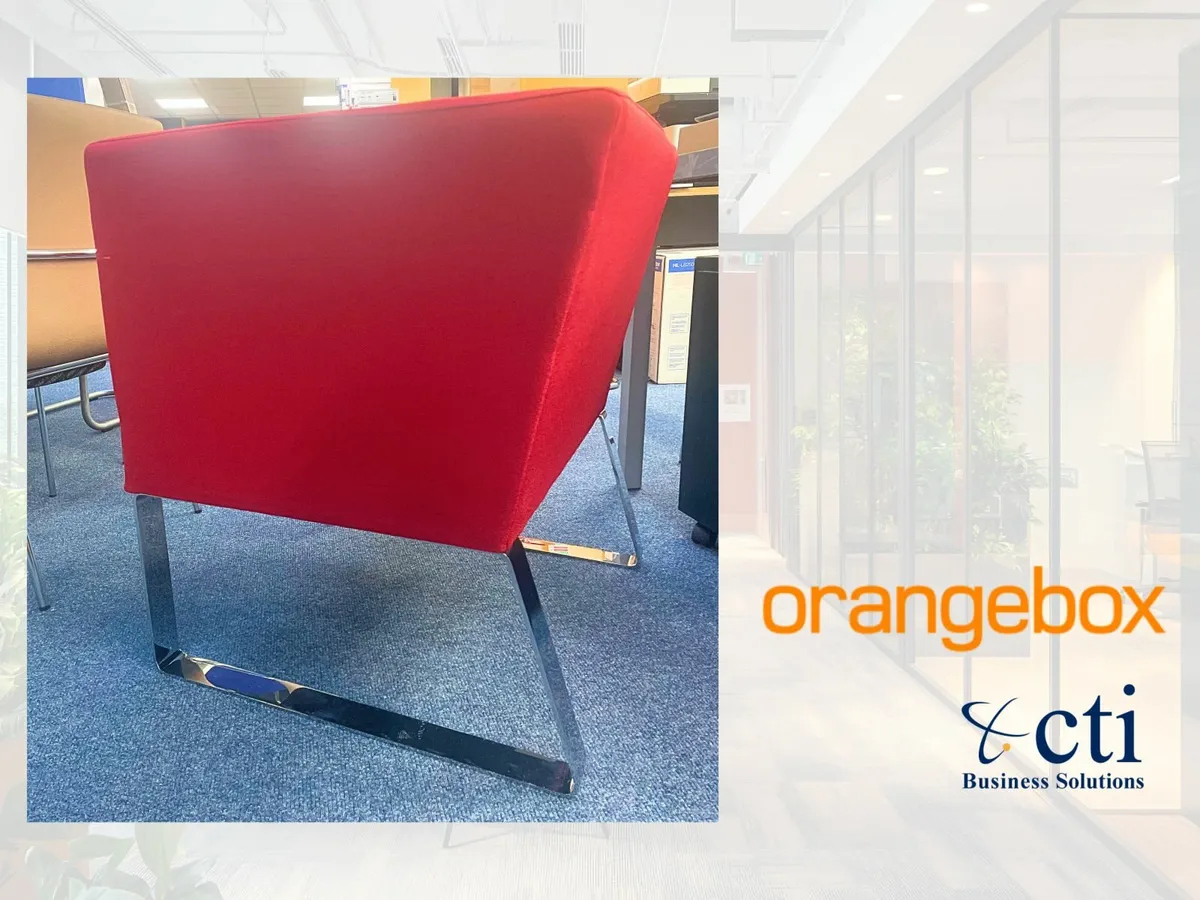 1 X Orangebox Single Lounge Chair - Grade A - Image 4