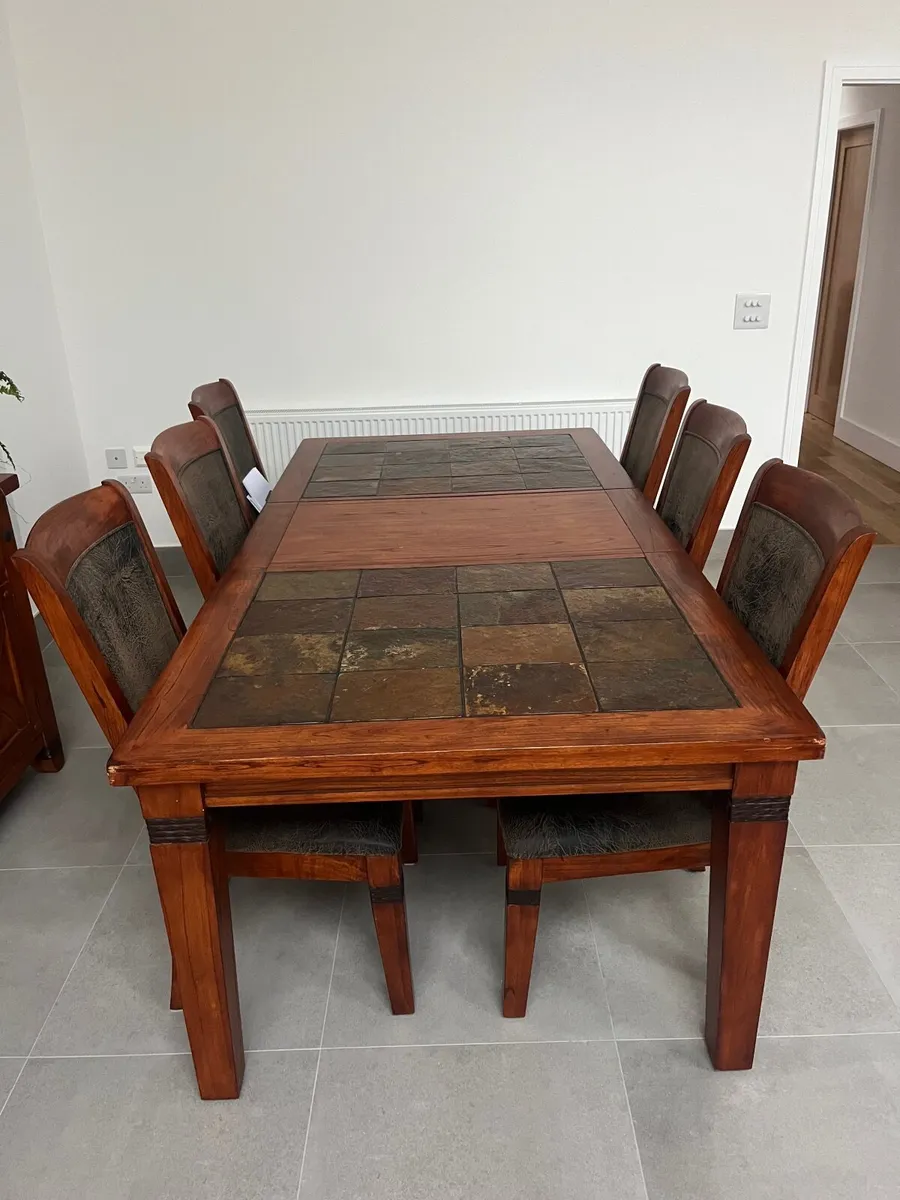 Alpine Heritage Dining Table & 6 Chairs - Image 1