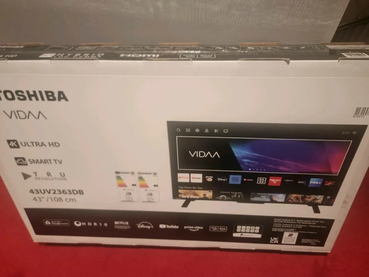 Toshiba Vidaa 43" Smart TV - Image 2