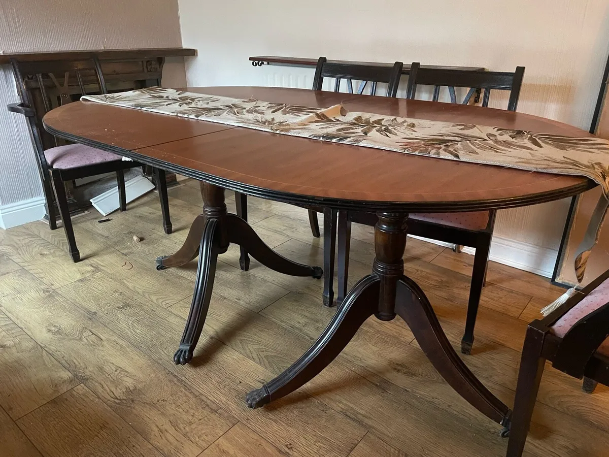 Antique dining set - Image 2