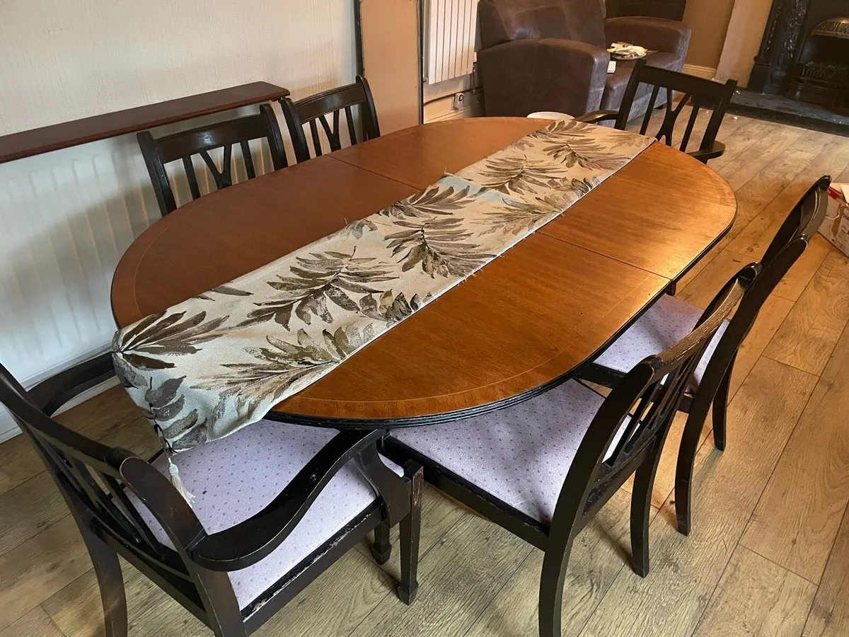 Antique dining set - Image 3