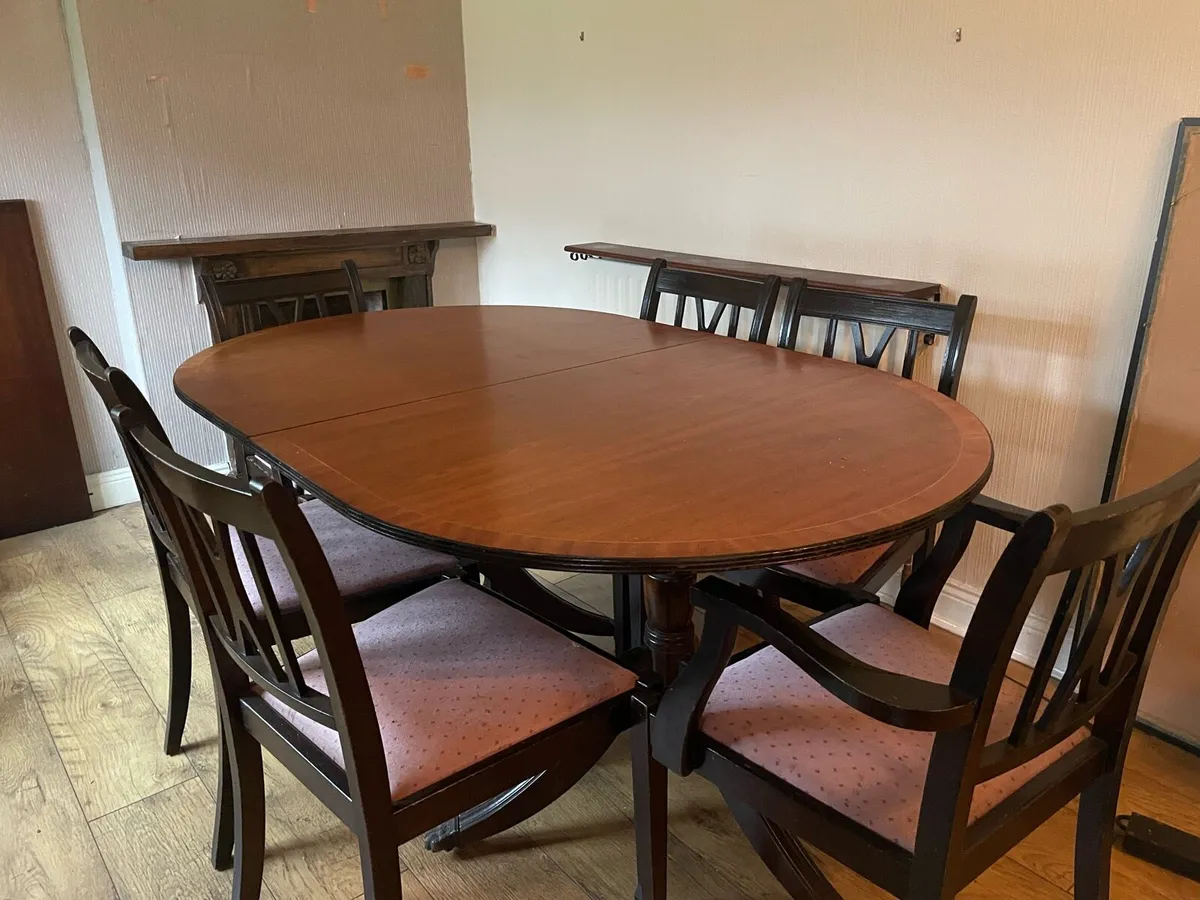 Antique dining set - Image 4