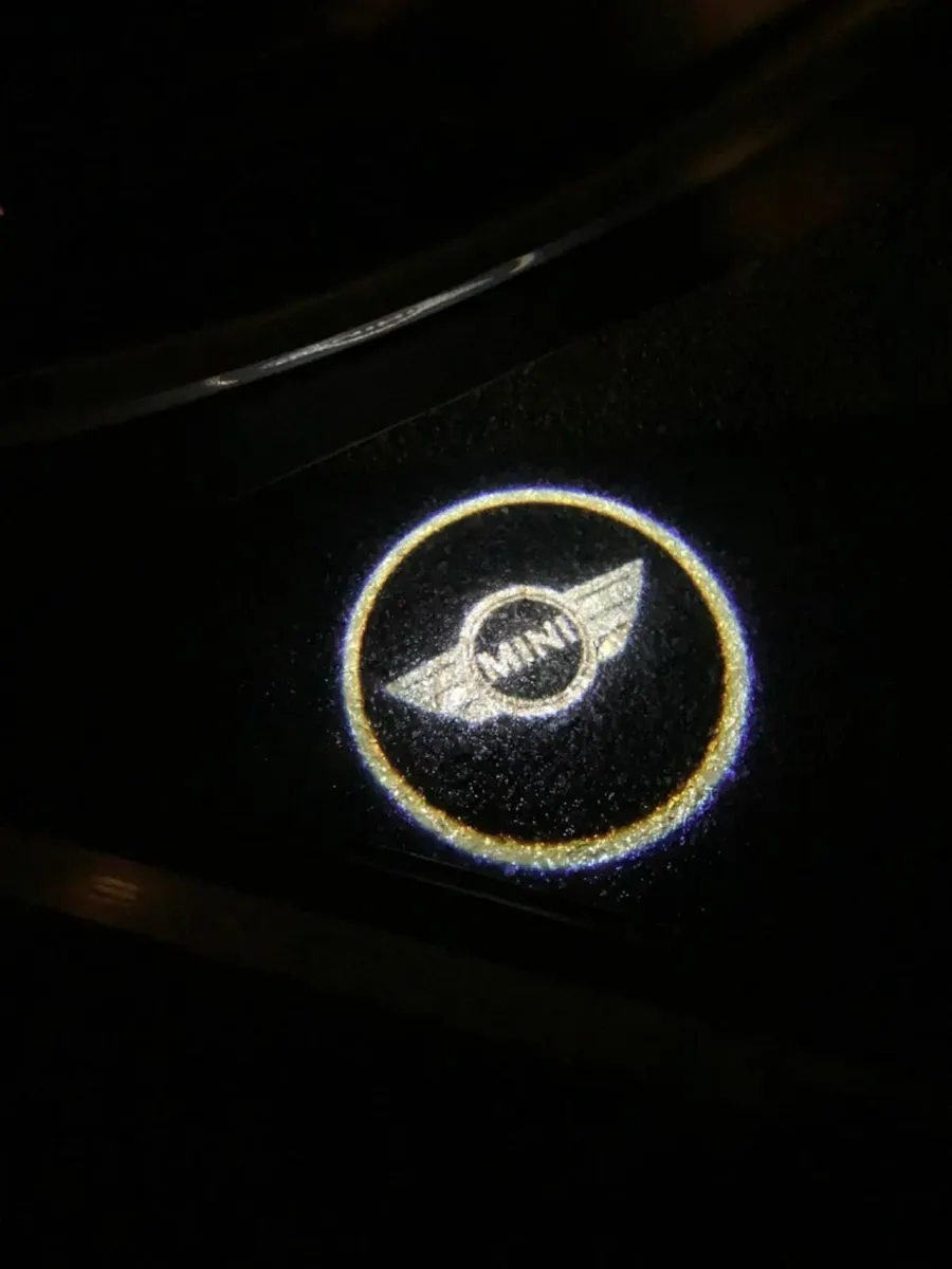 Car Door Logo Projector Light, 4pcs LED Car Welcom - Image 2