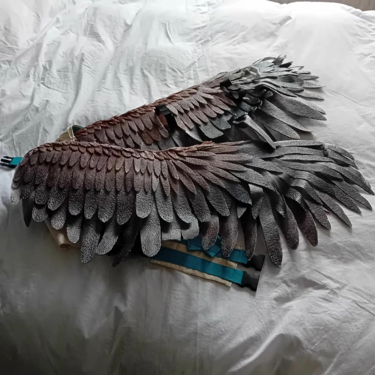 Theatre costume bird wings 90cm x 40cm hand-made - Image 1