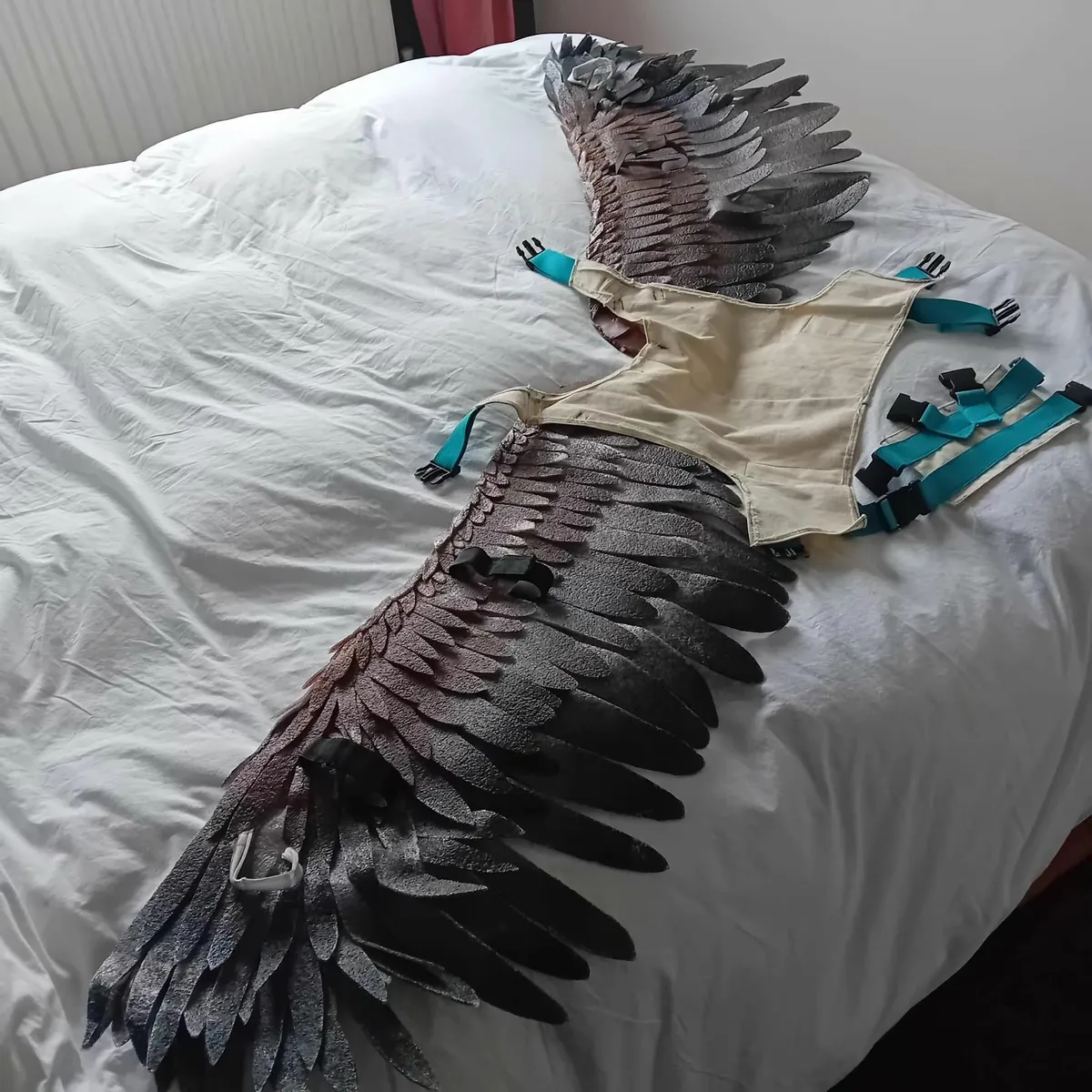 Theatre costume bird wings 90cm x 40cm hand-made - Image 2